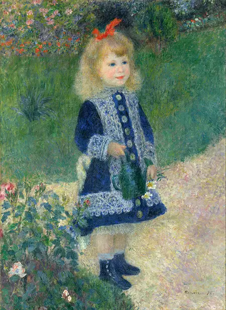 Girl with a Watering Can Pierre-Auguste Renoir